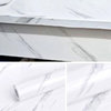White Marble Commercial Grade Contact Paper  Removable 23.50" x 16 ft