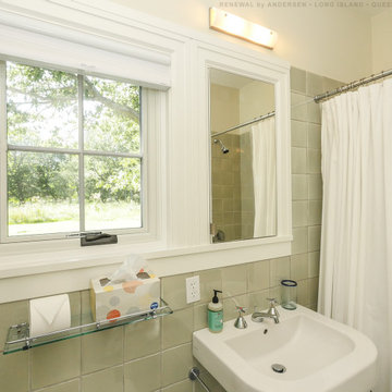 Lovely Bathroom with New Window - Renewal by Andersen Long Island