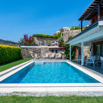 Oceano Porcelain Pool Tiles - Bodrum,Mugla Villa