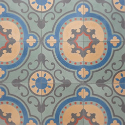 Sabine Hill - Cement Encaustic Tile - Wall And Floor Tile