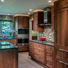 Medium brown kitchens