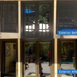 Past Jobs - Before and After - Patio Doors