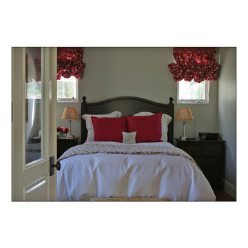 Custom Handcrafted French Country Bedroom Furniture, Bed, Armoire, Table