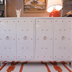 Studly White Lacquer Cabinet - Products