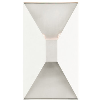 Lexford 2 Light Wall Sconce, Textured White