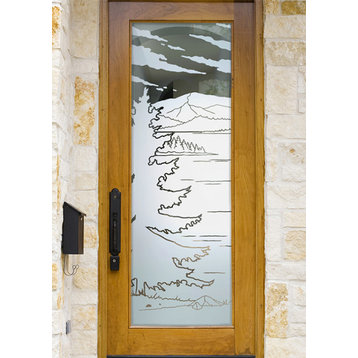 Interior Prehung Door or Interior Slab Door - Lake Arrowhead - Primed - 28"...