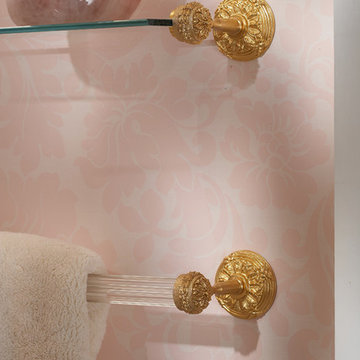 Traditional Bathroom with Ribbon & Reed Collection