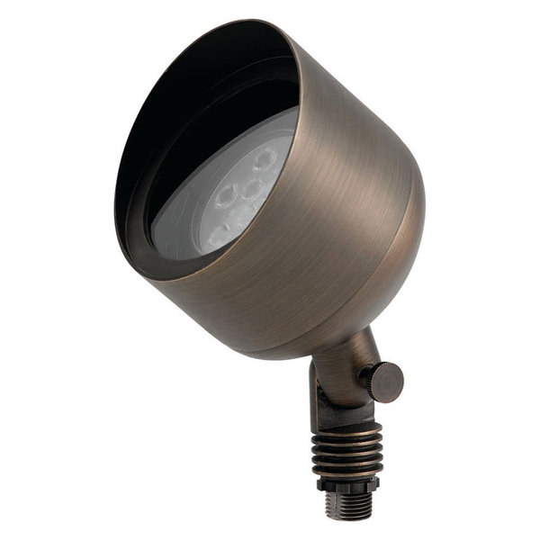 Kichler 15487 1 Light 7-1/4"W Landscape Accent Light - Brass