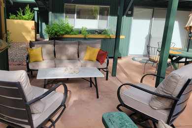 Patio - eclectic patio idea in Phoenix