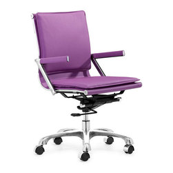 Lider Plus Office Chair Purple - Office Chairs
