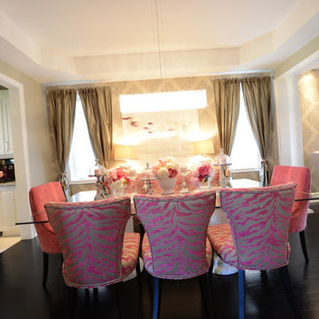 Dollhouse Collection {Foyer, Home Office, Living, Dining & Powder Room}
