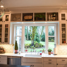 Corner Kitchen.   And One Above Window Thought.