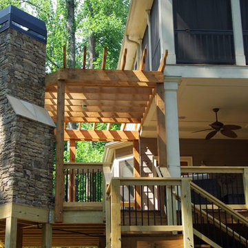 Stone Fireplace