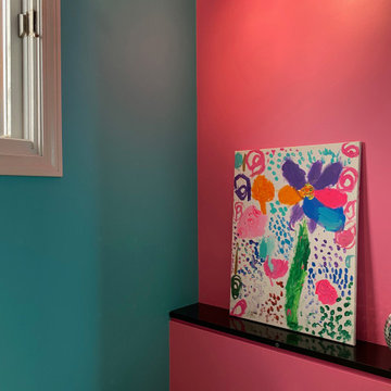 Punchy Powder Room
