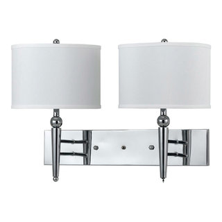 Cal LA-2007W2L-1CH Two Light Wall Sconce - Transitional - Wall