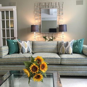 Living Room Color + Pattern = LOVE
