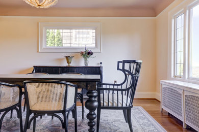 Large kitchen/dining room combo photo in Seattle