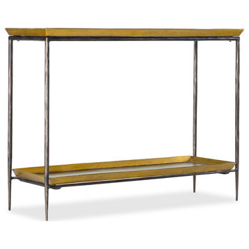 Commerce and Market Tray Top Metal Console