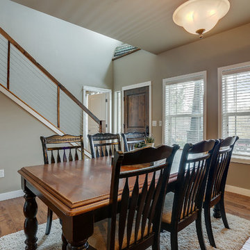 Barn Wood & Steel Cable Railing