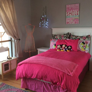 Growing children rooms reveal on moving day