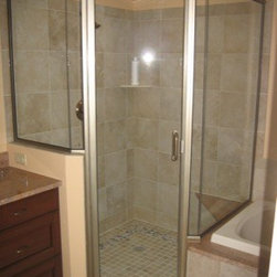 Semi-Frameless Neo Angle Shower - Showerheads And Body Sprays