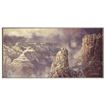 Highlights on the Canyon Birch Wood Print