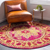 Traditional Dauphine 9'x12' Rectangle Rose Area Rug