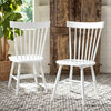 Safavieh Parker Spindle Dining Chair, Set of 2, White