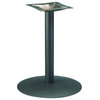 Round Series 22 in. Table Base w 4 in. Column (Cool White)