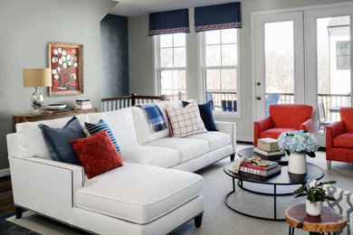 Example of a living room design in DC Metro