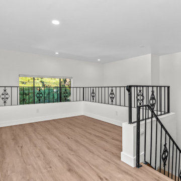 Inglewood Blvd | Complete Home Remodel | Rustic Living Room