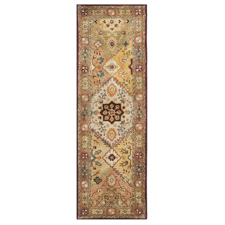 Safavieh Persian Legend Pl812A Rug, Red/Rust, 2'6"x12'0" Runner