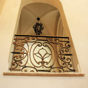 Gold Plated Indoor Balcony Rail