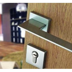 Contemporary square door handle - Door Hardware