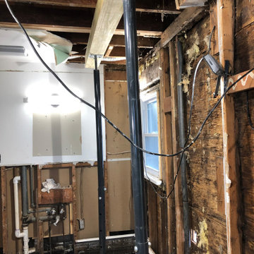 Current Canton water damaged main floor and Bathroom renovation