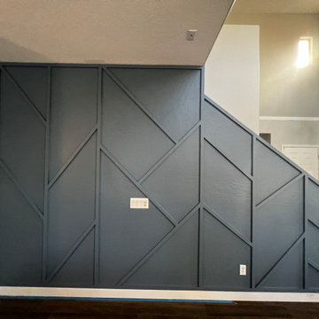 accent wall with custom design from pintrist