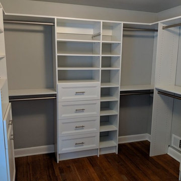 Transitional Master Walk-In Closet in Madison