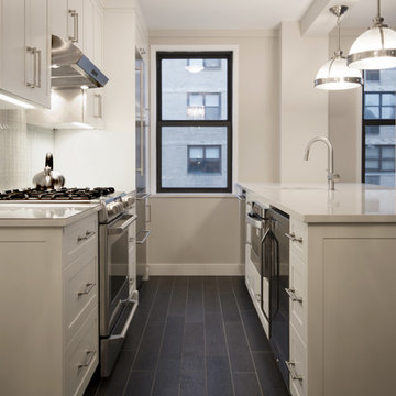 Open Kitchen - Modern Glam Apartment Renovation