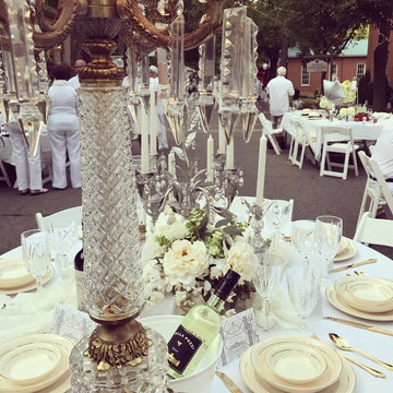 Roscoe Village "White Night" Tablescape