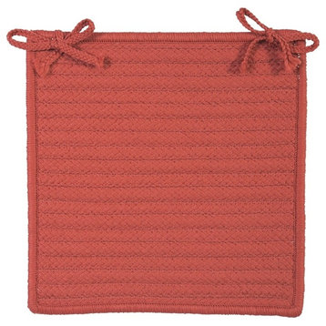 Simply Home Solid, Terracotta Chair Pad