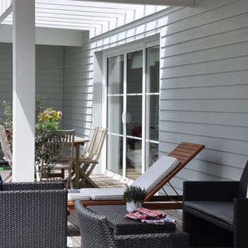 Maison + extension à ossature bois - 198 m² - Dompierre sur Yon (Vendée, 85)