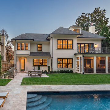 New Stucco Custom Home, Edgemore Bethesda MD