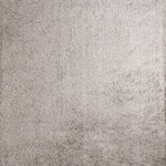 Momeni - Luster Shag, Hand-Tufted Rug, Gray, 3'x5' - Hand-tufted of brilliant polyester, Luster Shag features a fashionable color palette and the softest of hands.