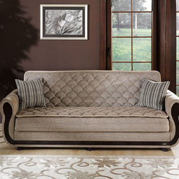 Argos Sofa Bed in Zilkade in Light Brown - Sofas And Sectionals