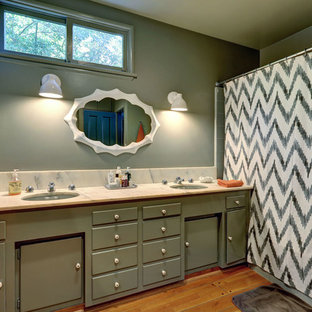 Grey And Green Bathroom | Houzz