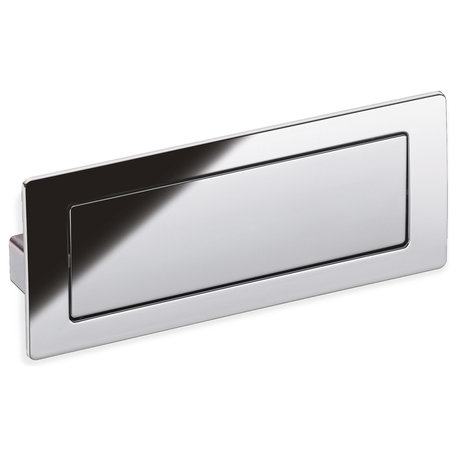 Schwinn Z075 Covered Flush Pull, Polished Chrome, 128mm