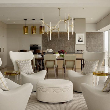 Transitional Living Room