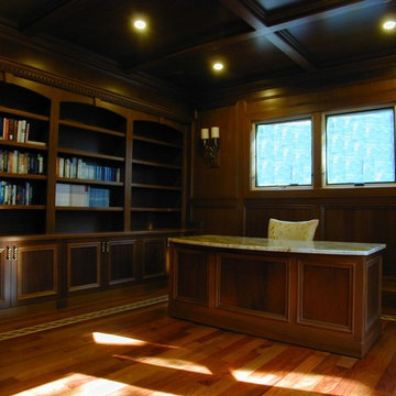 A Proper Boston Study For A Distinguished Boston Home