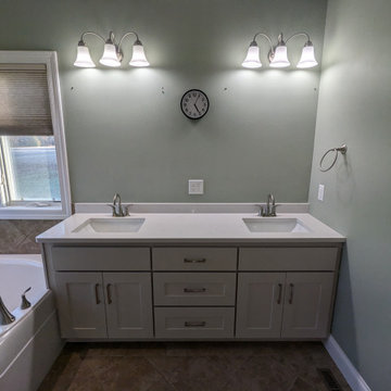 Transitional Kitchen Remodel Done In Stunning Two-Tone Color Cabinets