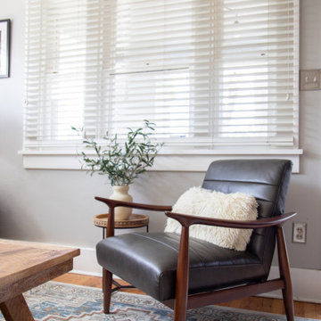 Blakely Chair + Heriz Rug = Effortless Style in a Small Living Room